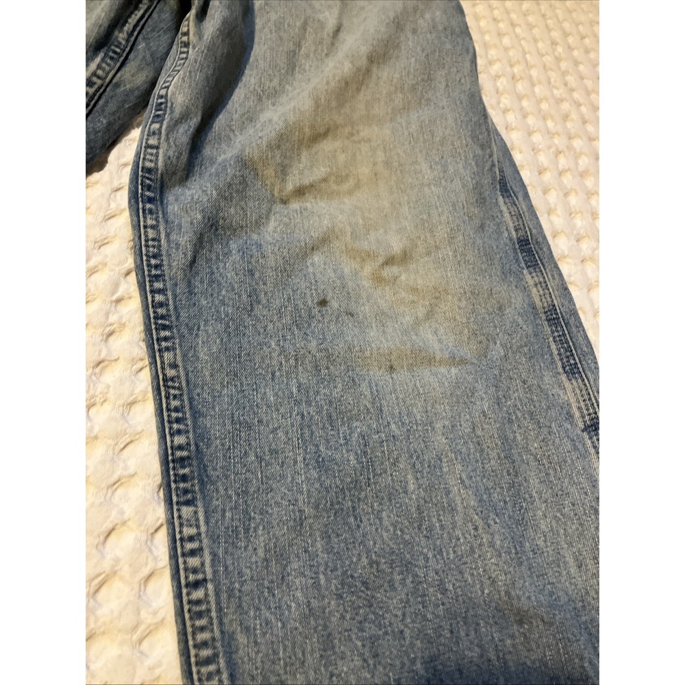 Wrangler Rugged Wear Mens Carpenter Jeans Light‎ Wash Denim Blue 31x31.5 - Picture 12 of 12